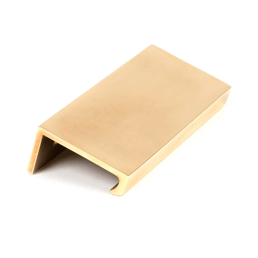 FTA 50688 AGED BRASS 100MM PLAIN EDGE PULL