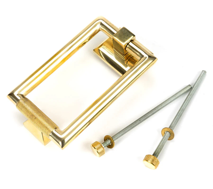 FTA 50820 POLISHED BRASS BROMPTON DOOR KNOCKER