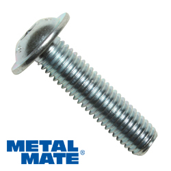 BUTTON FLANGE HEAD SOCKET SCREW - 10.9 GRADE BZP M 8 X 16