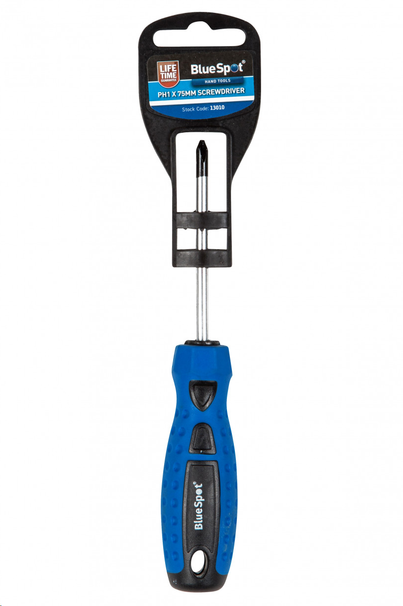 SOFT GRIP SCREWDRIVER PH1 X  75MM
