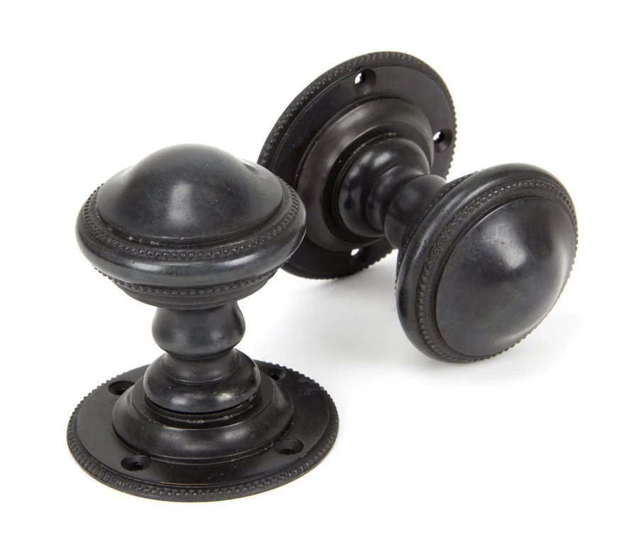FTA 90295 AGED BRONZE BROCKWORTH MORTICE KNOB SET