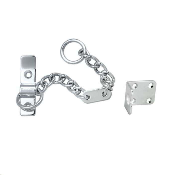 HEAVY DOOR SECURITY CHAIN 60 X 16MM SATIN CHROME