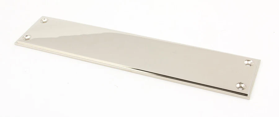 FTA 45391 POLISHED NICKEL 300MM ART DECO FINGERPLATE