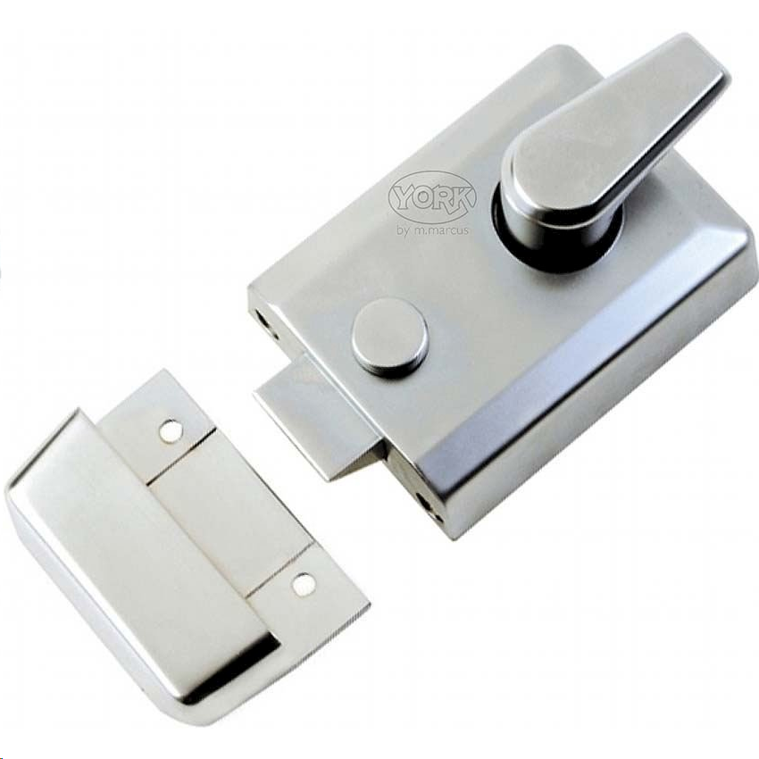 STANDARD NIGHTLATCH 60MM SATIN CHROME