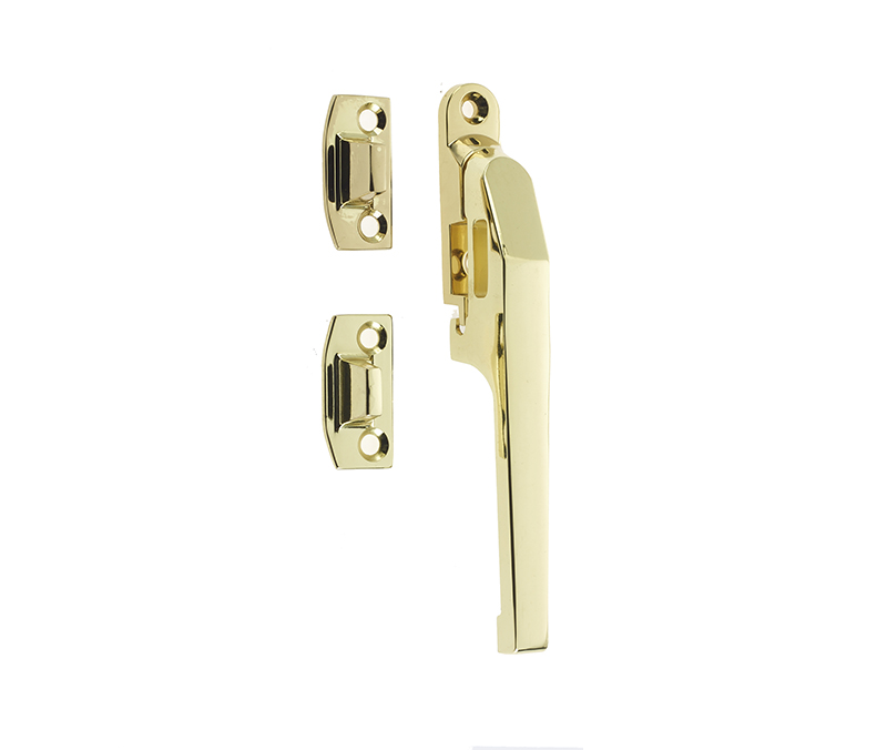 CONTRACT CASEMENT FASTENER 125MM (5") POLISHED BRASS
