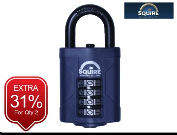 HENRY SQUIRE CP40 COMBINATION PADLOCK (4-WHEEL) 40MM