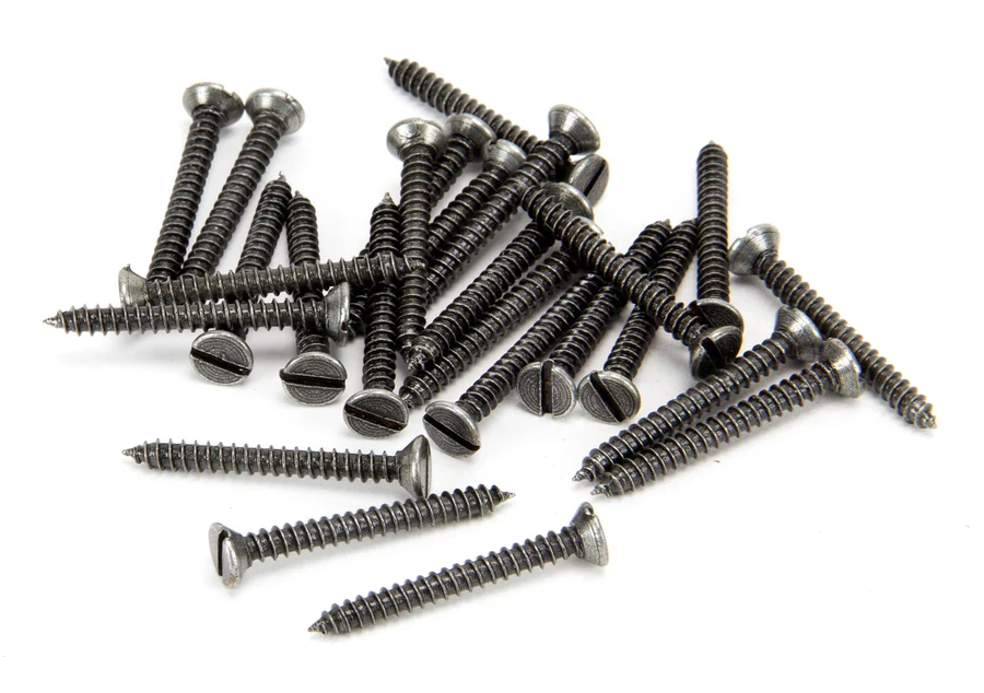 FTA 33435 PEWTER 6 X 1&frac14; COUNTERSUNK SCREWS (25)