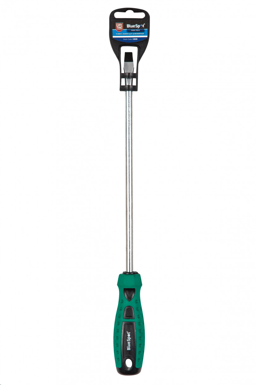 SOFT GRIP SCREWDRIVER SLOTTED 9.5MM X 250MM EXTRA LONG