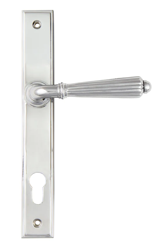 FTA 45320 POLISHED CHROME HINTON SLIMLINE LEVER ESPAG. LOCK SET