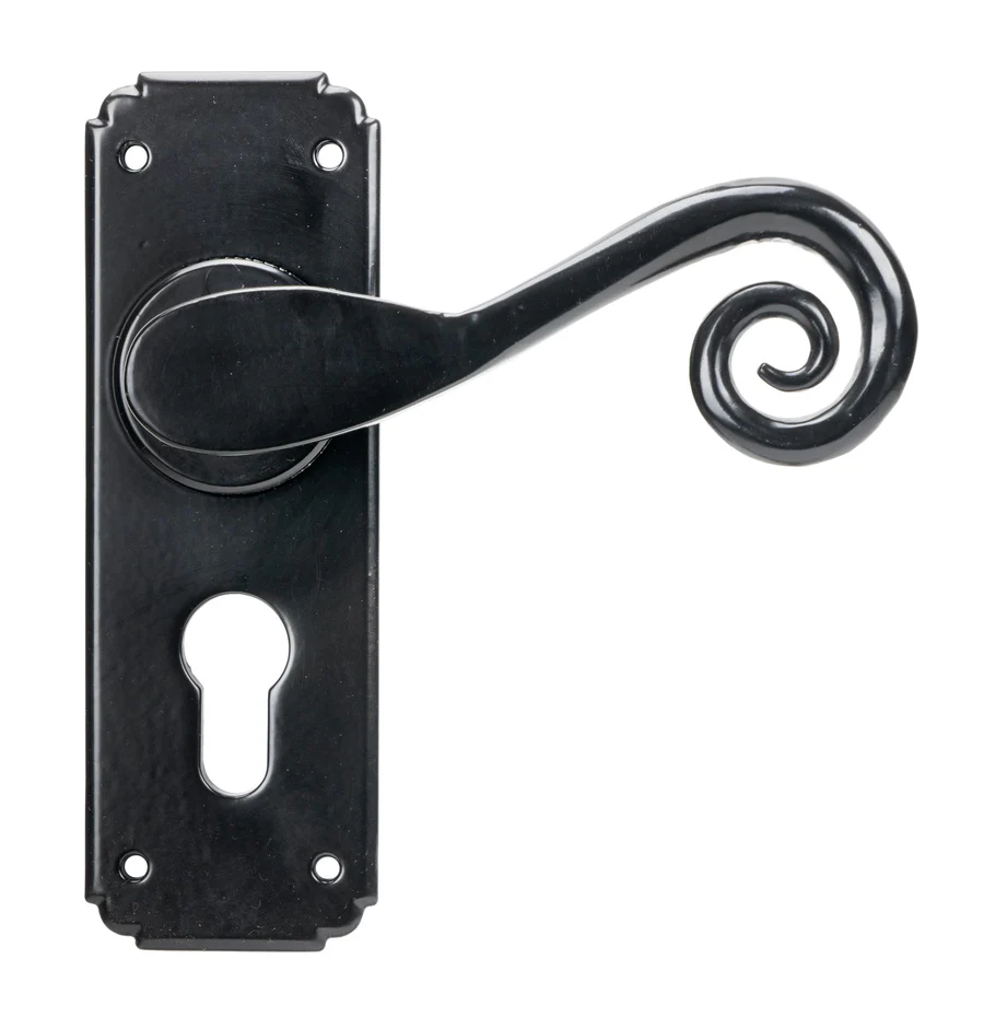 FTA 45591 BLACK MONKEYTAIL LEVER EURO LOCK SET