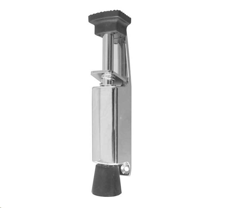 FOOT OPERATED DOOR HOLDER 180MM (7") POLISHED CHROME