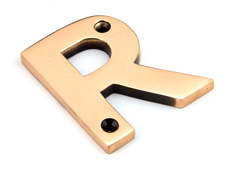 FTA 92031R POLISHED BRONZE LETTER R