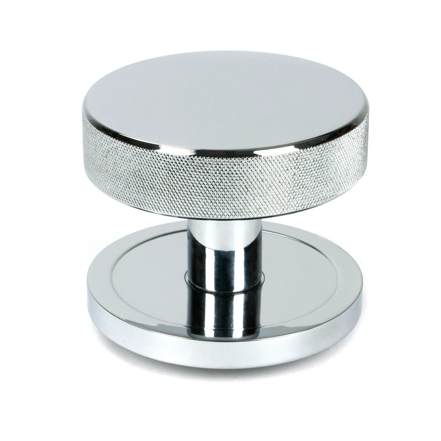 FTA 46738 POLISHED CHROME BROMPTON CENTRE DOOR KNOB (PLAIN)