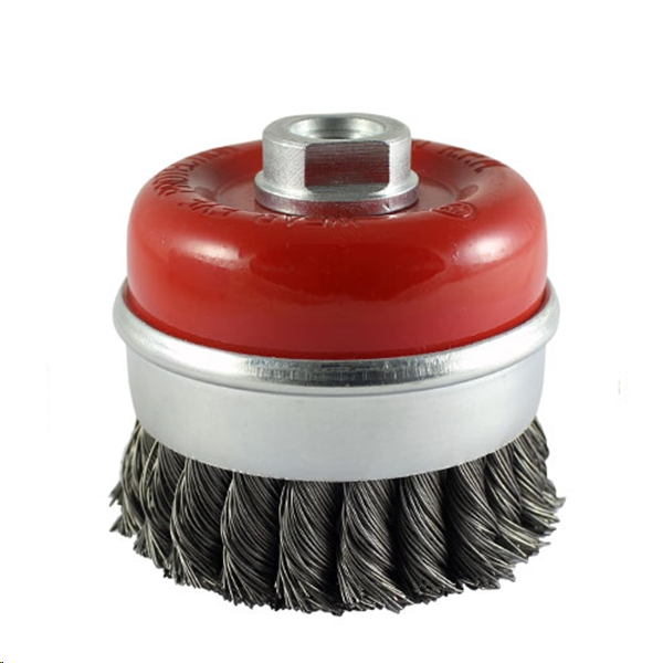 GRINDER M14 TWISTED KNOT WIRE CUP BRUSH  65MM 