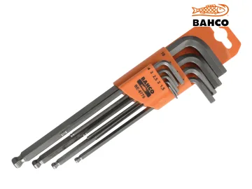 BAHCO BALL-END HEX KEY SET 9 PIECE (1.5-10MM)