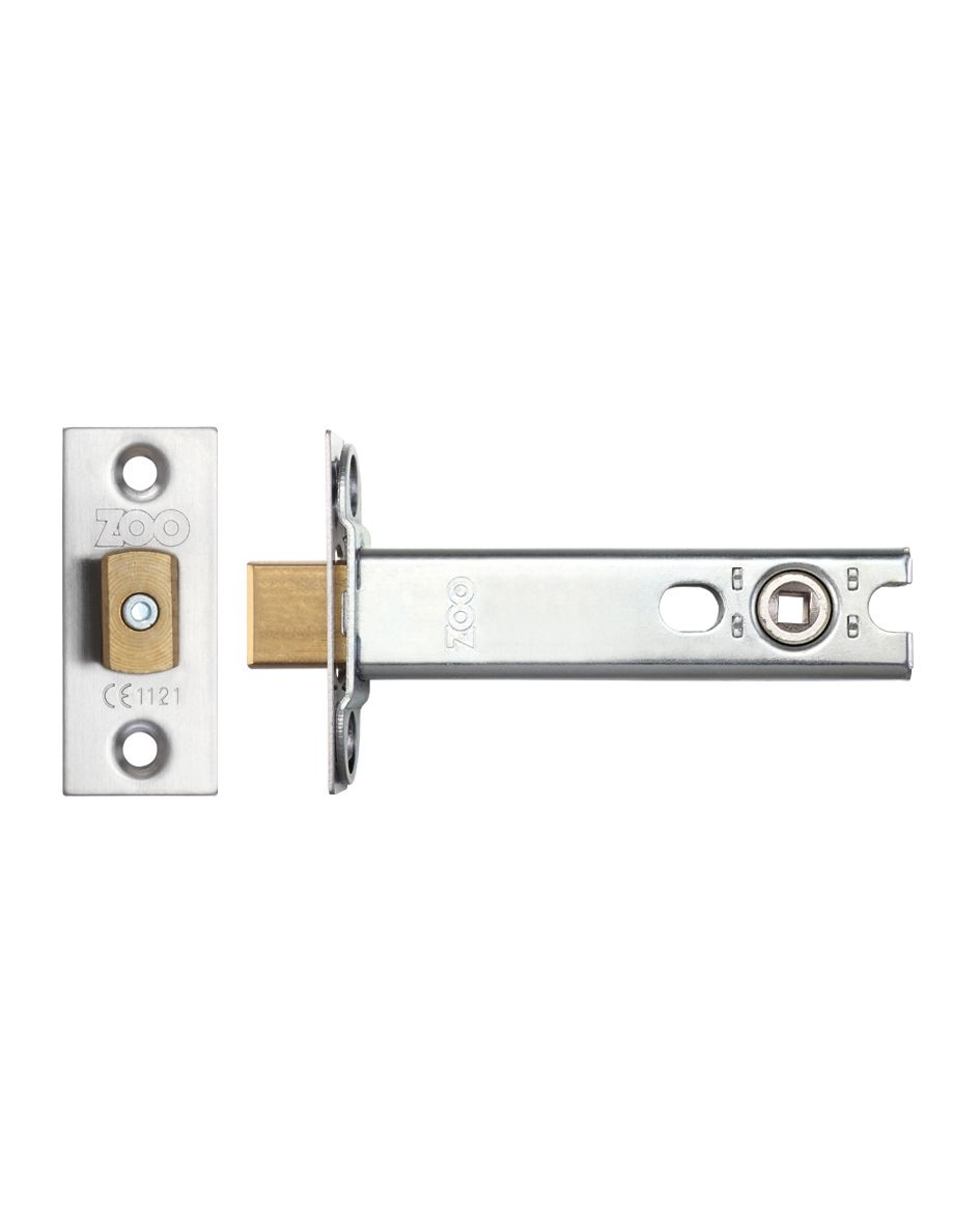 TUBULAR BATHROOM DEADBOLT 102MM (4") SATIN STAINLESS STEEL