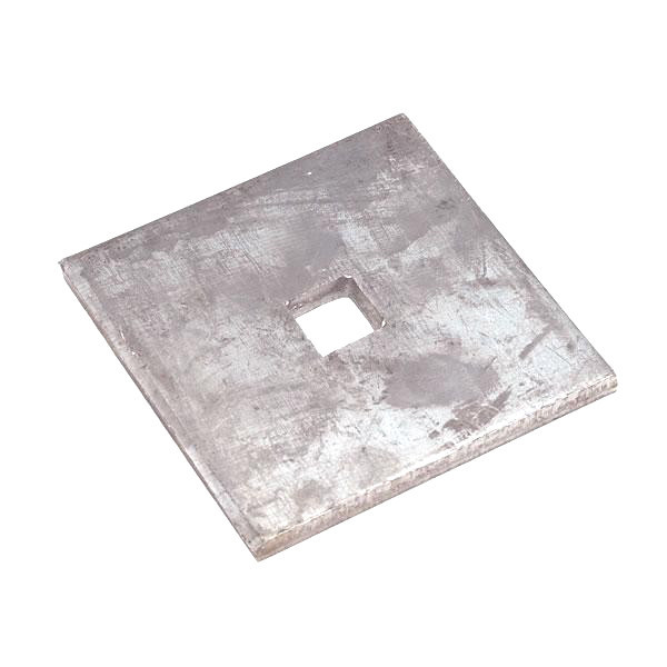 WASHER - GALVANISED - SQUARE PLATE M16 X 50 X 3MM
