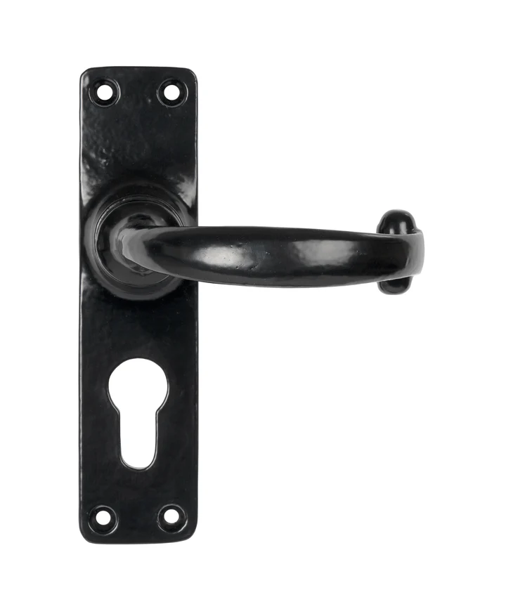 FTA 46576 BLACK MF LEVER EURO LOCK SET