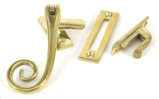 FTA 83593 POLISHED BRASS MONKEYTAIL FASTENER