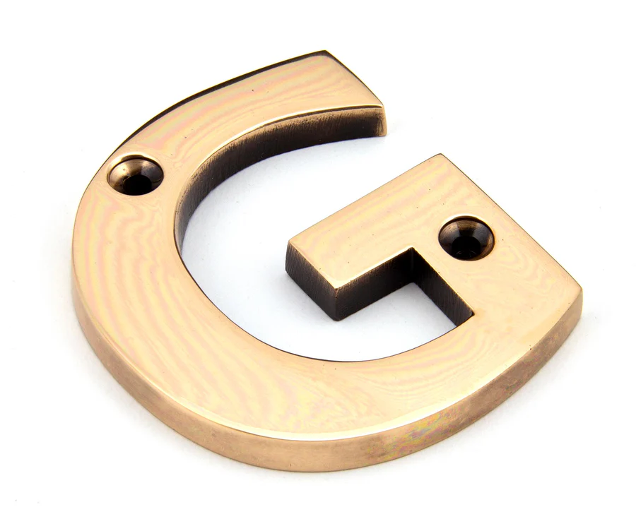 FTA 92031G POLISHED BRONZE LETTER G