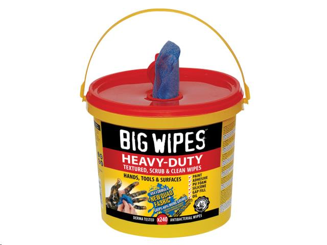 BIG WIPES HEAVY-DUTY CLEANING WIPES (DISPENSER OF 240)