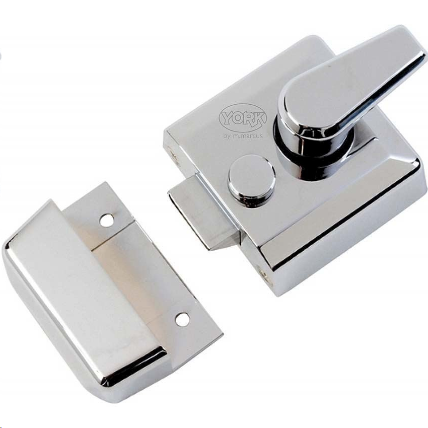NARROW NIGHTLATCH 40MM POLISHED CHROME