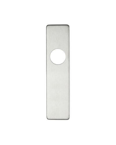 LATCH COVER PLATES 45 X 180MM FOR 19MM RTD LEVER SATIN STAINLESS STEEL (PAIR)