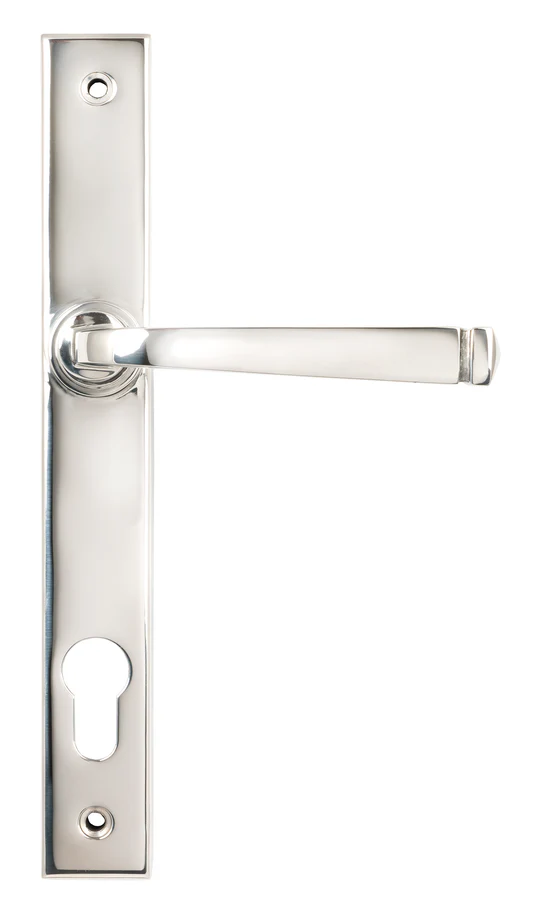 FTA 49801 POLISHED MARINE SS (316) AVON SLIMLINE LEVER ESPAG. LOCK SET