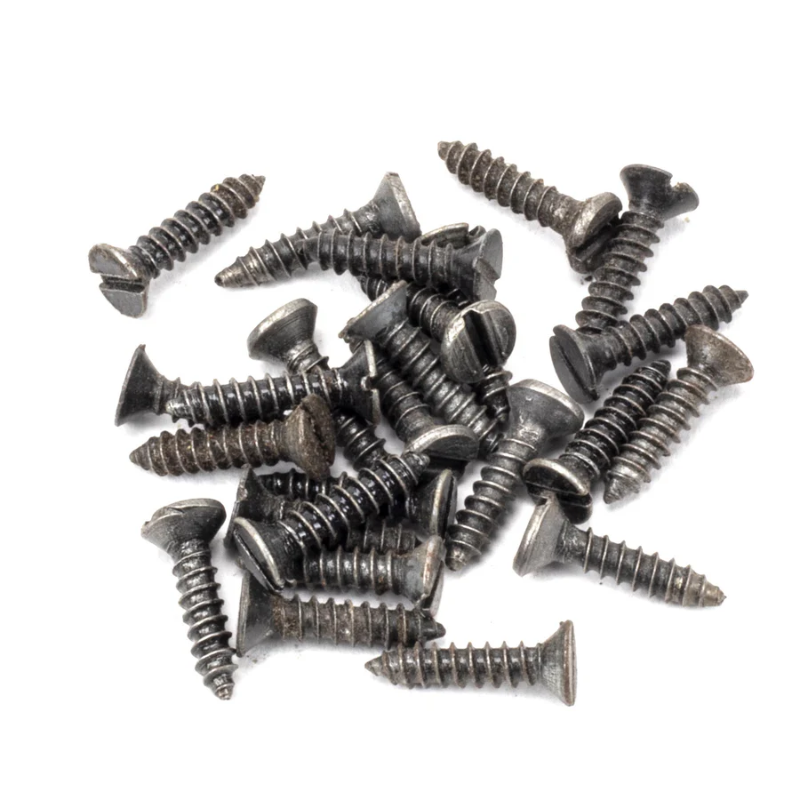 FTA 91187 PEWTER 4X&frac12; COUNTERSUNK SCREWS (25)
