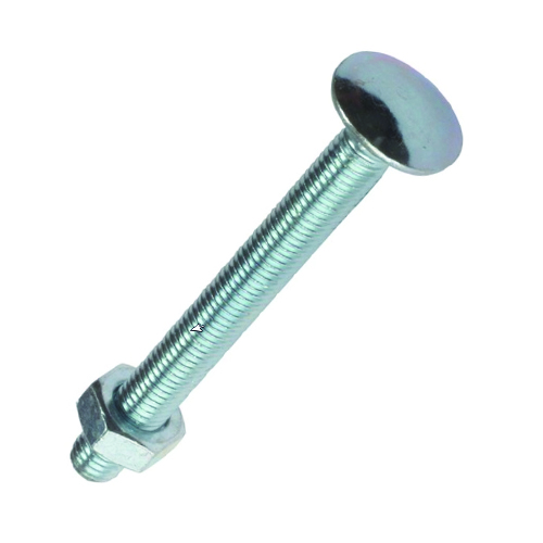 COACHBOLT & NUT - BZP M16 X 160 