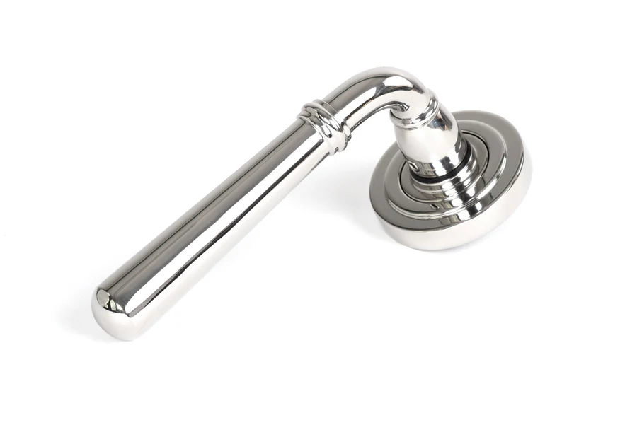 FTA 46541 POLISHED MARINE SS (316) NEWBURY LEVER ON ROSE SET (ART DECO) - UNSPRUNG