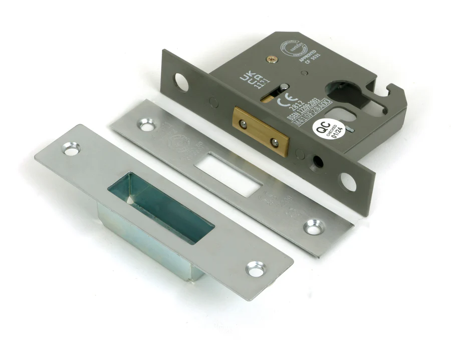 FTA 51452 SATIN CHROME 2&frac12; EURO PROFILE DEAD LOCK