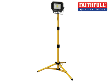 LED SITELIGHT WITH TRIPOD 1400 LUMEN 20W 240V