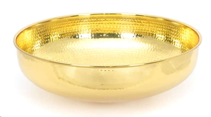 FTA 47199 HAMMERED BRASS ROUND SINK