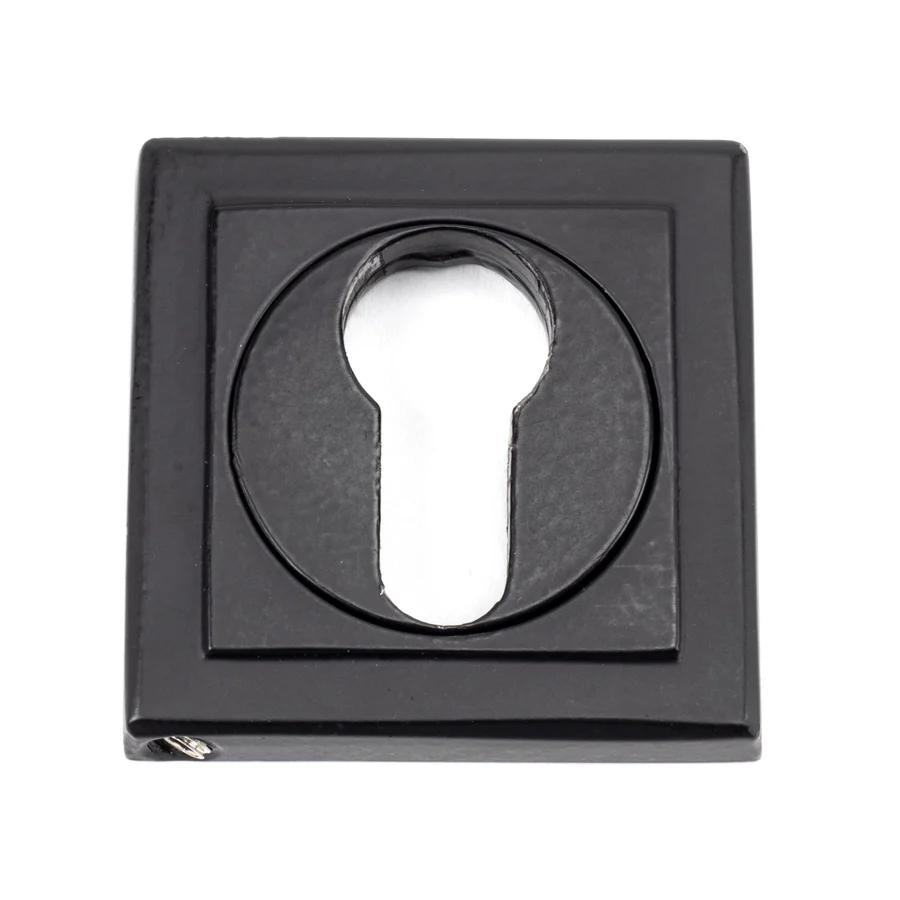 FTA 49543 MATT BLACK ROUND EURO ESCUTCHEON (SQUARE)