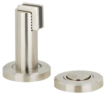 MAGNETIC DOOR STOP/HOLDER 75MM (3") SATIN STAINLESS STEEL