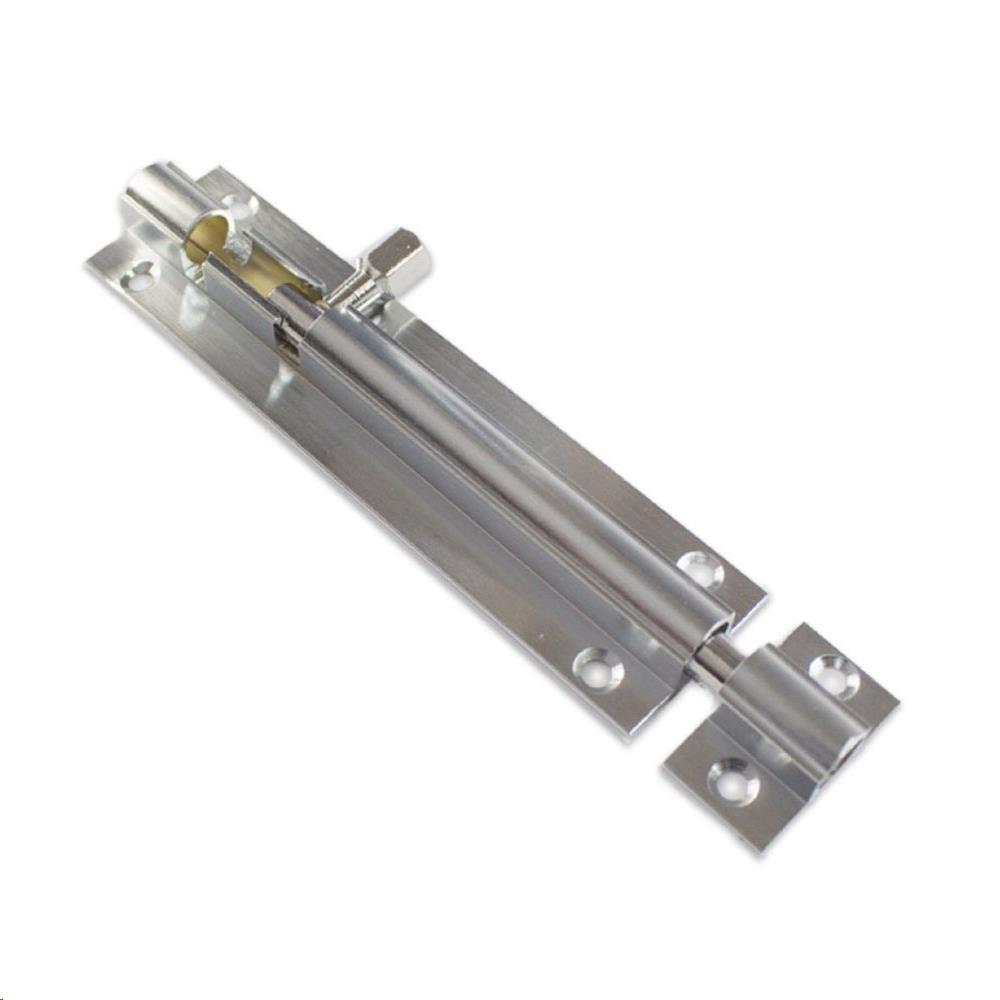 STRAIGHT BARREL BOLT  50MM X 25MM (2" X 1") SATIN CHROME