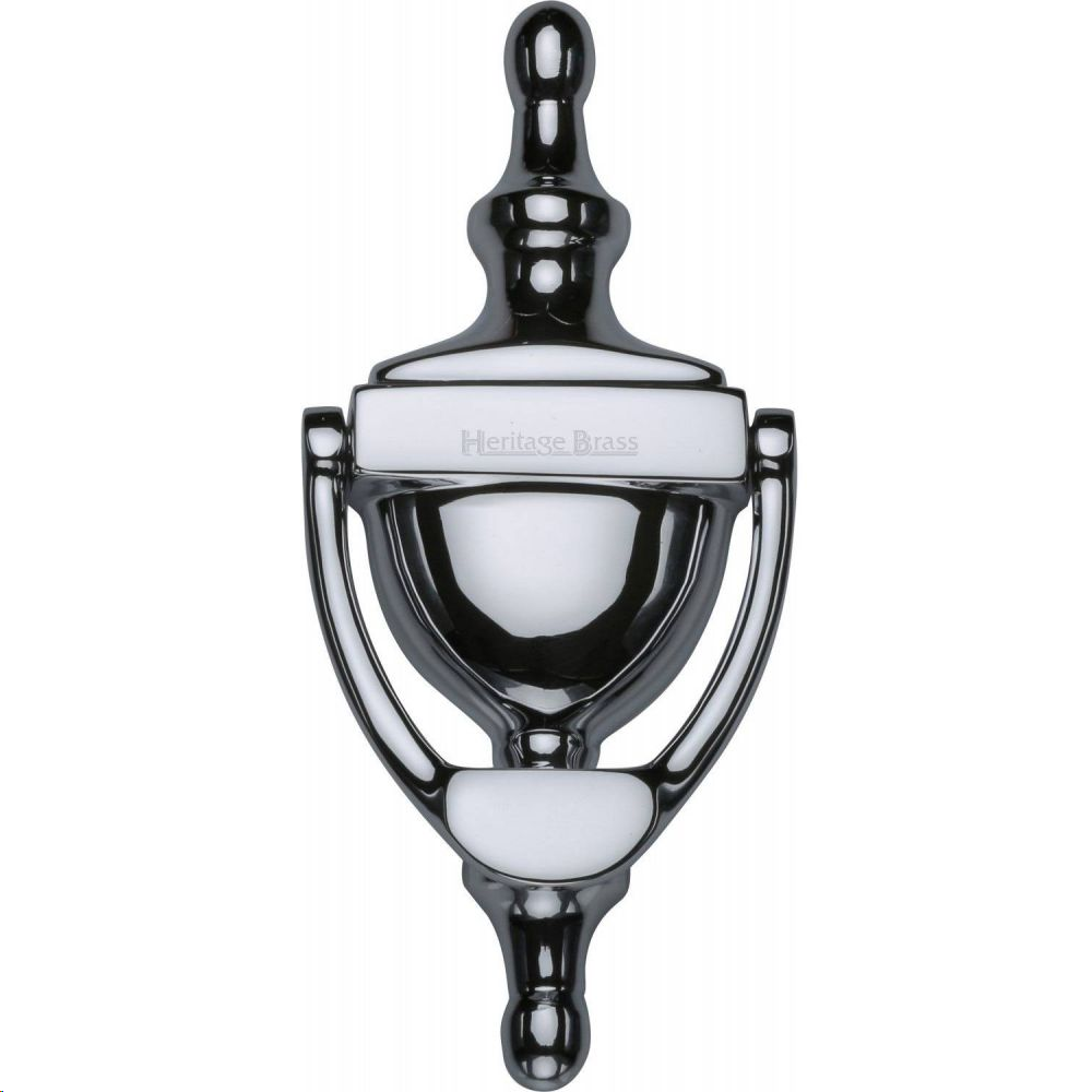 VICTORIAN URN DOOR KNOCKER 152MM (6") POLISHED CHROME