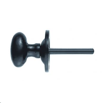 OVAL RACKBOLT THUMBTURN 38MM BLACK ANTIQUE