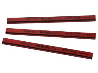 REXEL BLACKEDGE CARPENTER'S PENCIL - RED/MEDIUM BLAR
