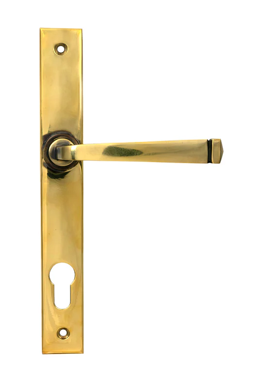 FTA 90354 AGED BRASS AVON SLIMLINE LEVER ESPAG. LOCK SET