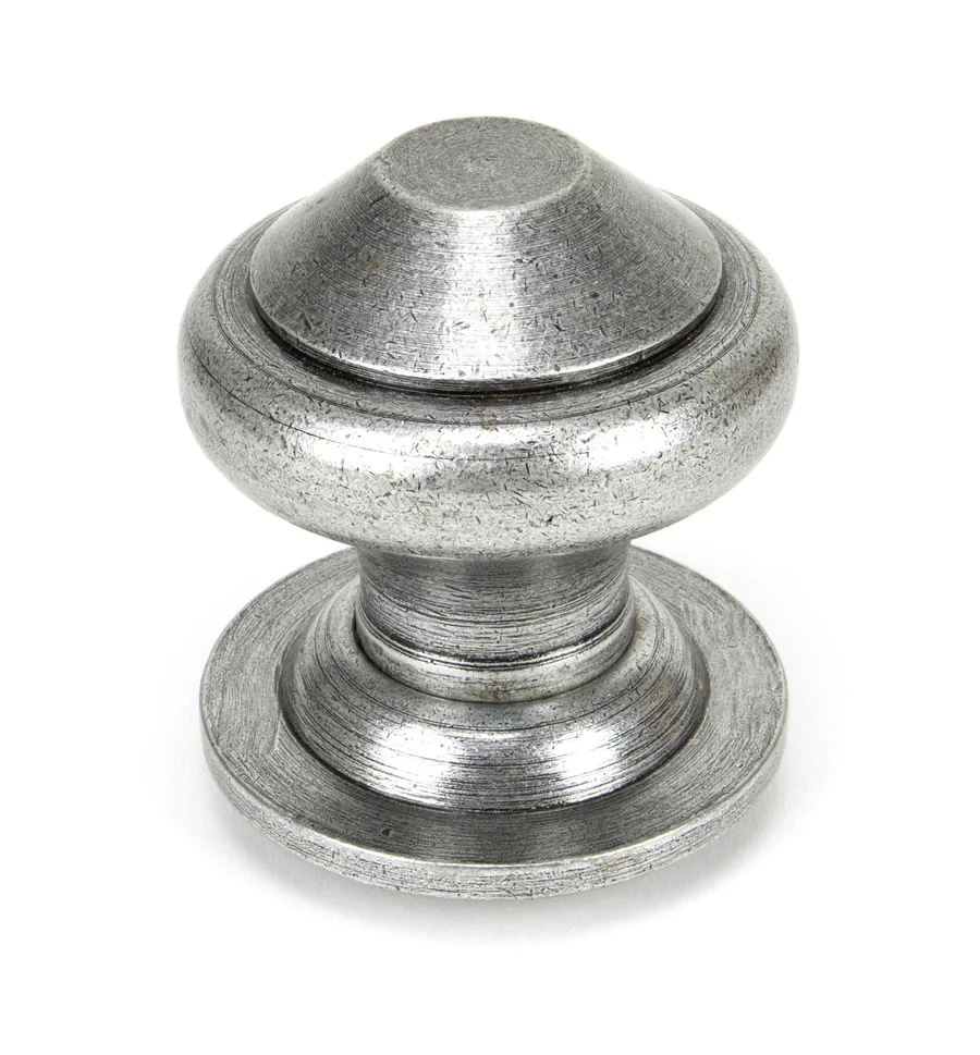 FTA 45155 PEWTER REGENCY CENTRE DOOR KNOB