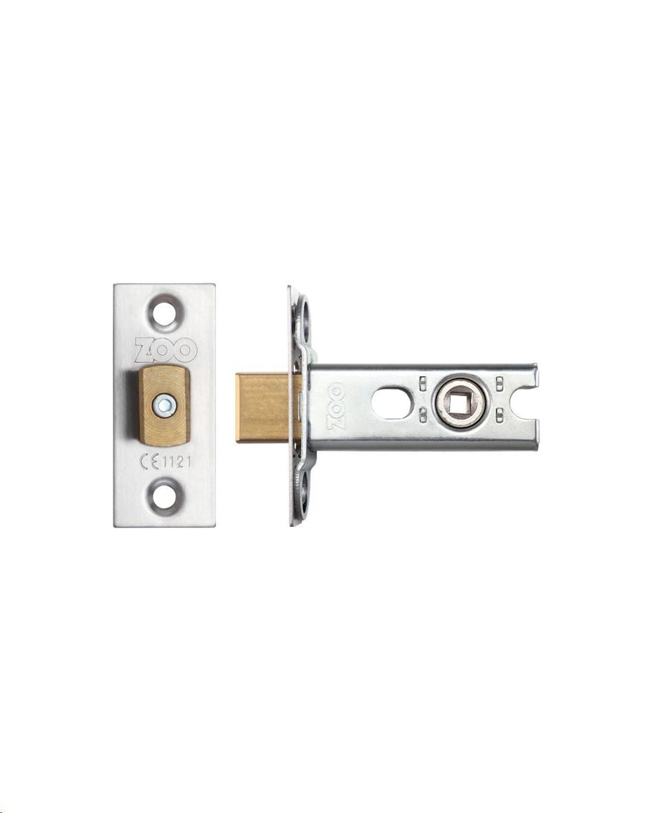 TUBULAR BATHROOM DEADBOLT  64MM (2 1/2") SATIN STAINLESS STEEL