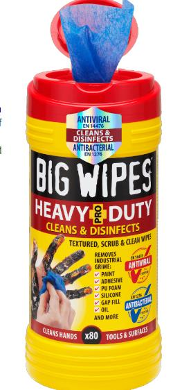 BIG WIPES HEAVY-DUTY CLEANING WIPES (DISPENSER OF 80)