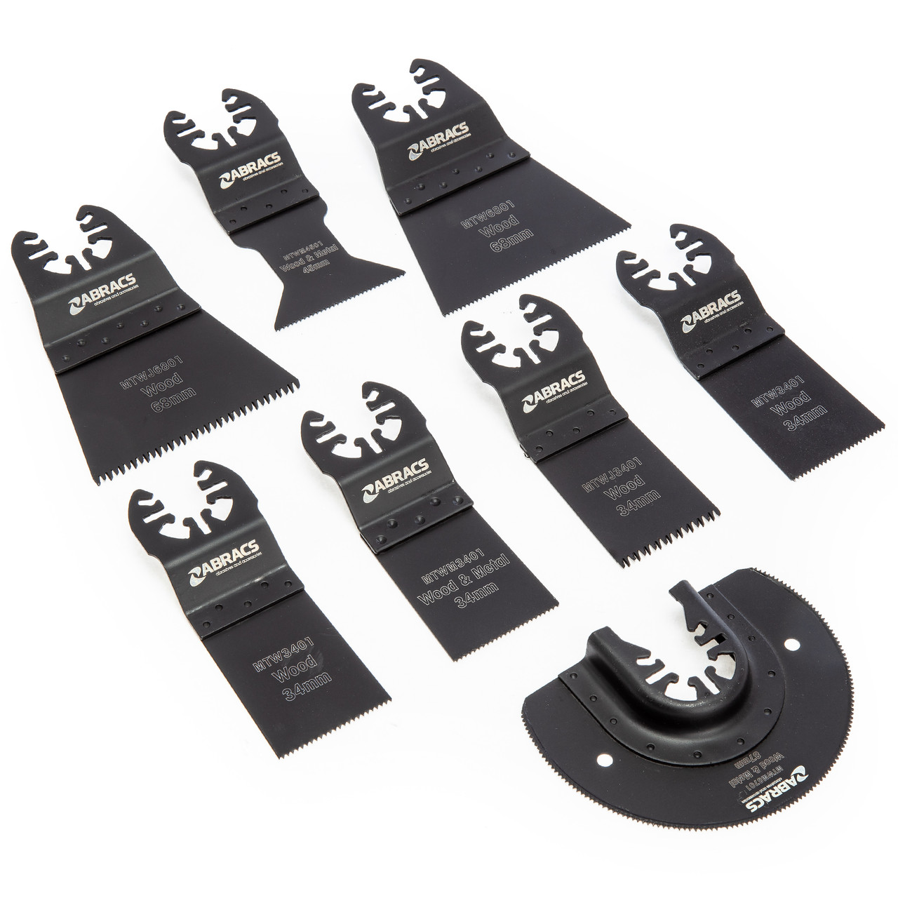 TRADE MULTI-TOOL BLADE KIT FOR WOOD & METAL (8 PIECE SET)