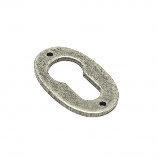 FTA 33706 PEWTER OVAL EURO ESCUTCHEON