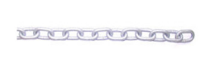 STRAIGHT LINK WELDED CHAIN GALV  4MM X 26MM (PER METRE)