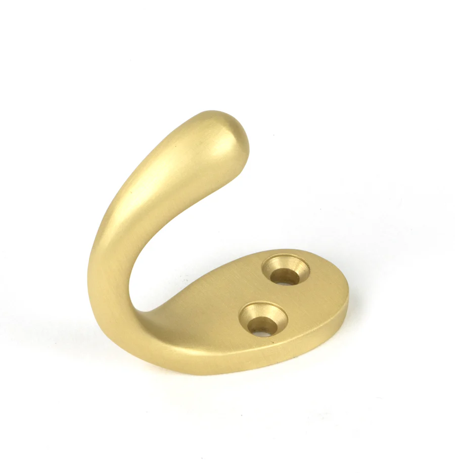 FTA 51306 SATIN BRASS CELTIC SINGLE ROBE HOOK