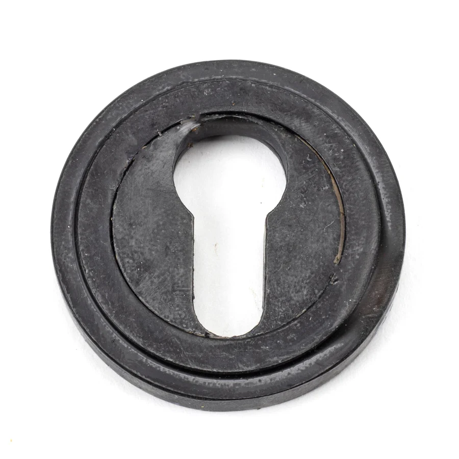 FTA 45724 EXTERNAL BEESWAX ROUND EURO ESCUTCHEON (ART DECO)