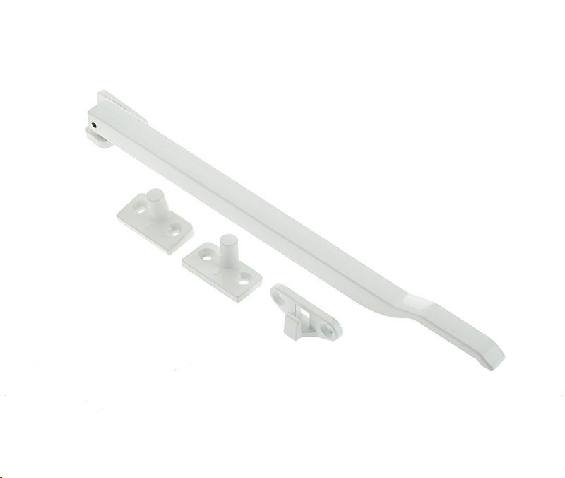 CONTRACT CASEMENT STAY 250MM (10") POLISHED CHROME